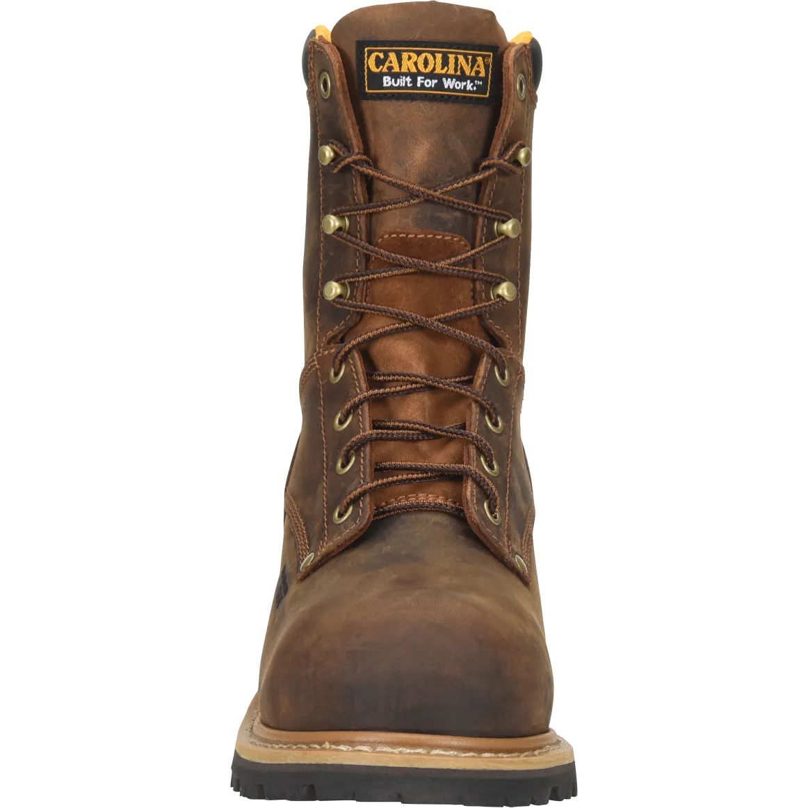 Carolina Men’s Poplar 8” Logger Comp Toe Work Boot - Brown - CA9853