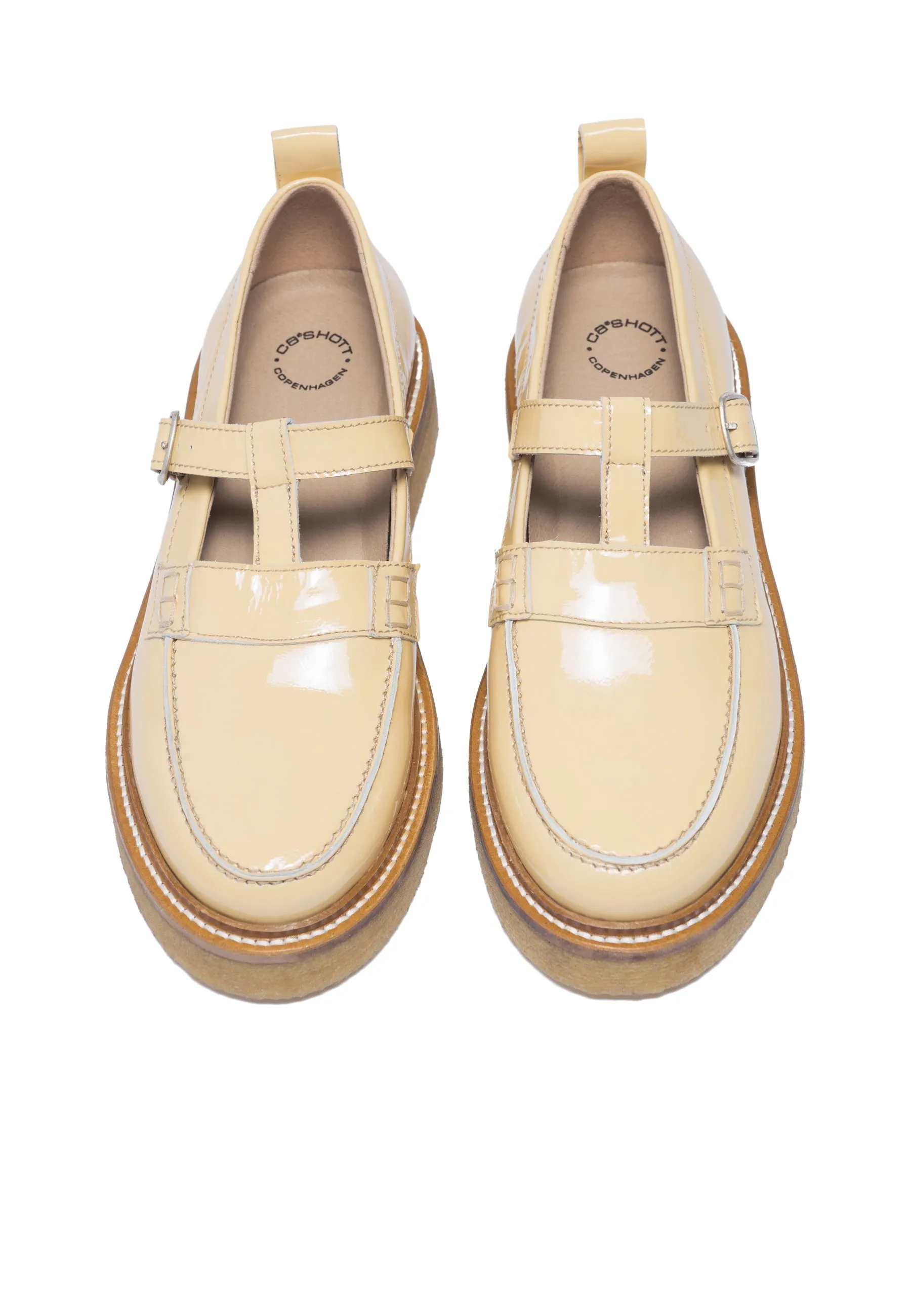 Casdea Yellow Patent Loafers