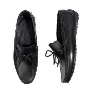 casual topsider shoes / black / made in Turkey -7791