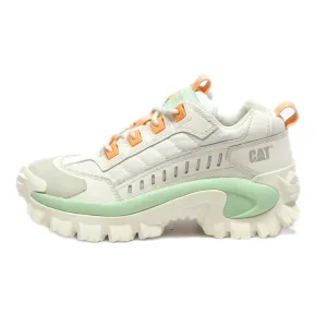 Cat Sport Shoes Leather Beige Colour For Women