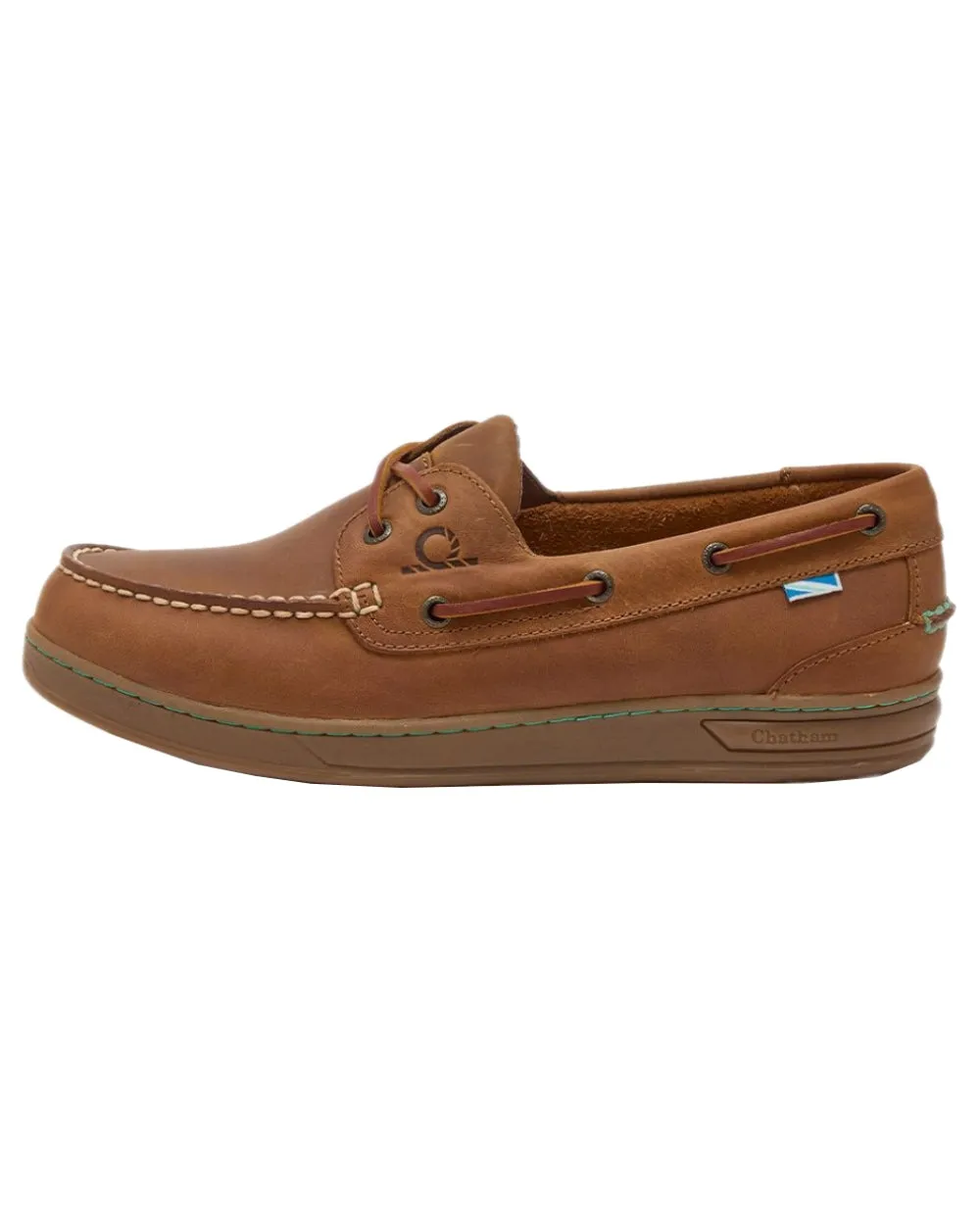 Chatham Mens Deck Buton G2 Premium Leather Boat Shoes