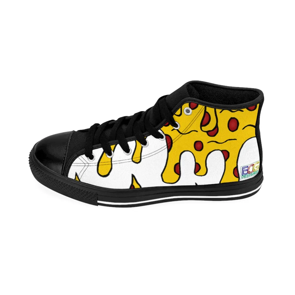 Cheesy Pizza Women's High-top Sneakers