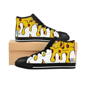 Cheesy Pizza Women's High-top Sneakers