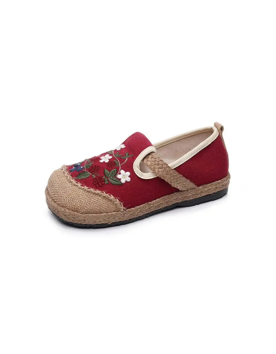 Chinese Style Embroidery Linen Shoes