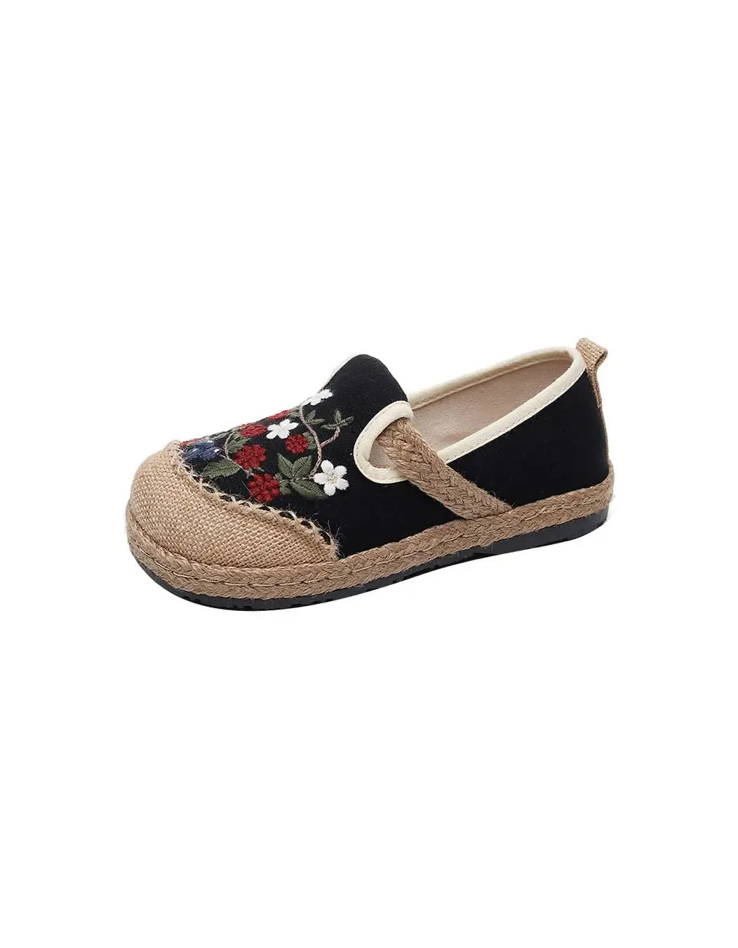 Chinese Style Embroidery Linen Shoes