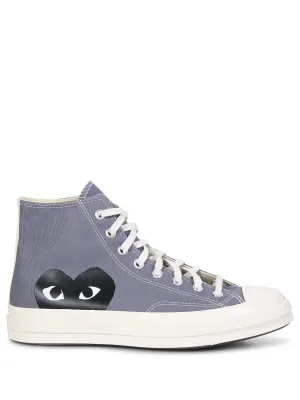 Chuck Taylor grey high top sneakers