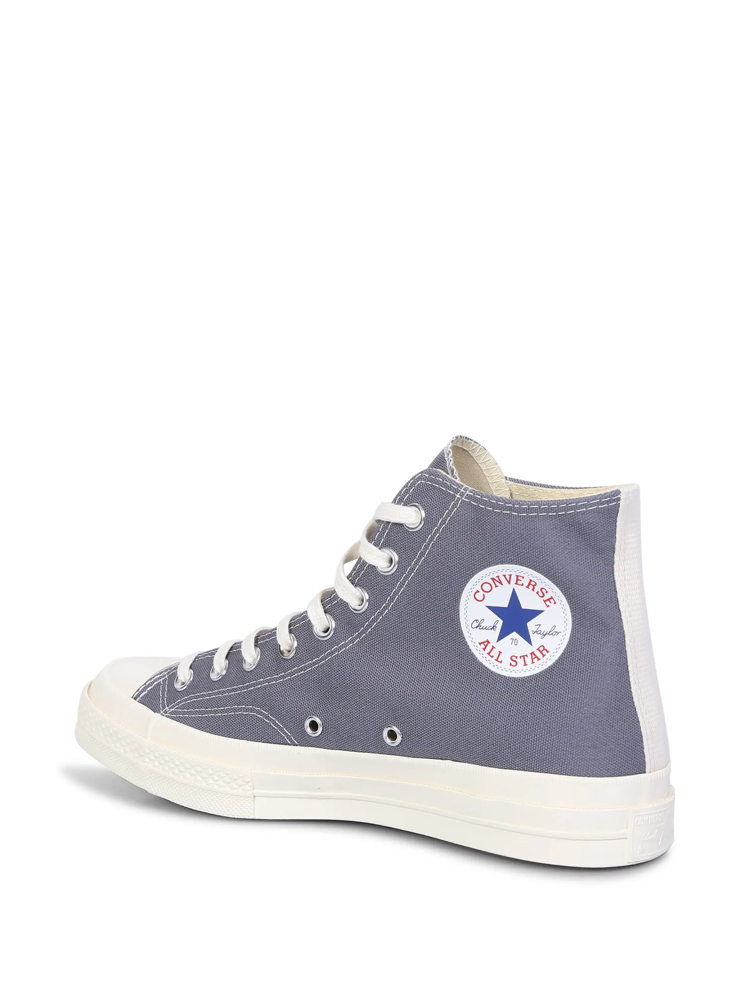 Chuck Taylor grey high top sneakers