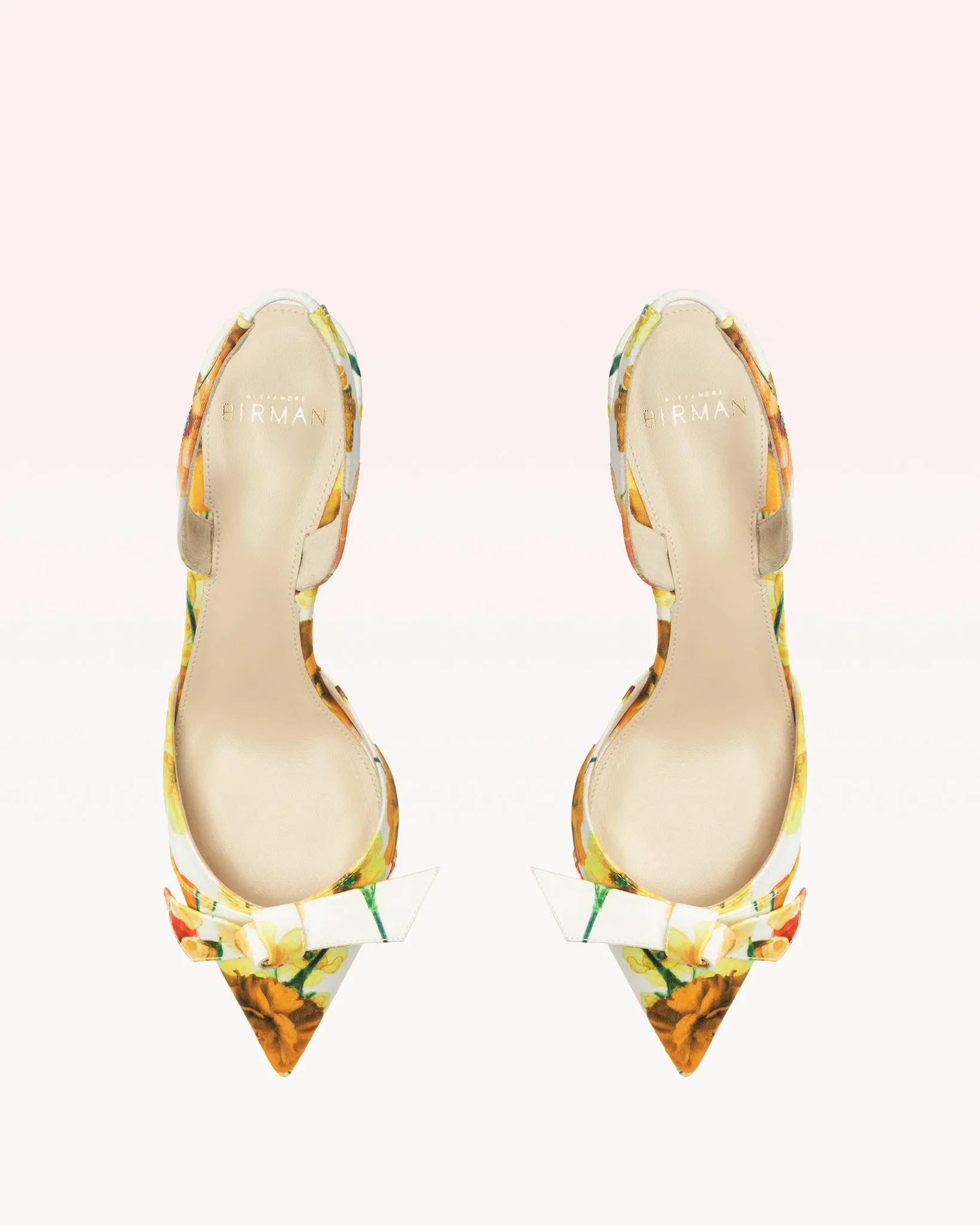 Clarita Slingback 60 Floral Yellow