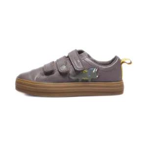 Clarks Sneakers Leather Brown Colour For Kids