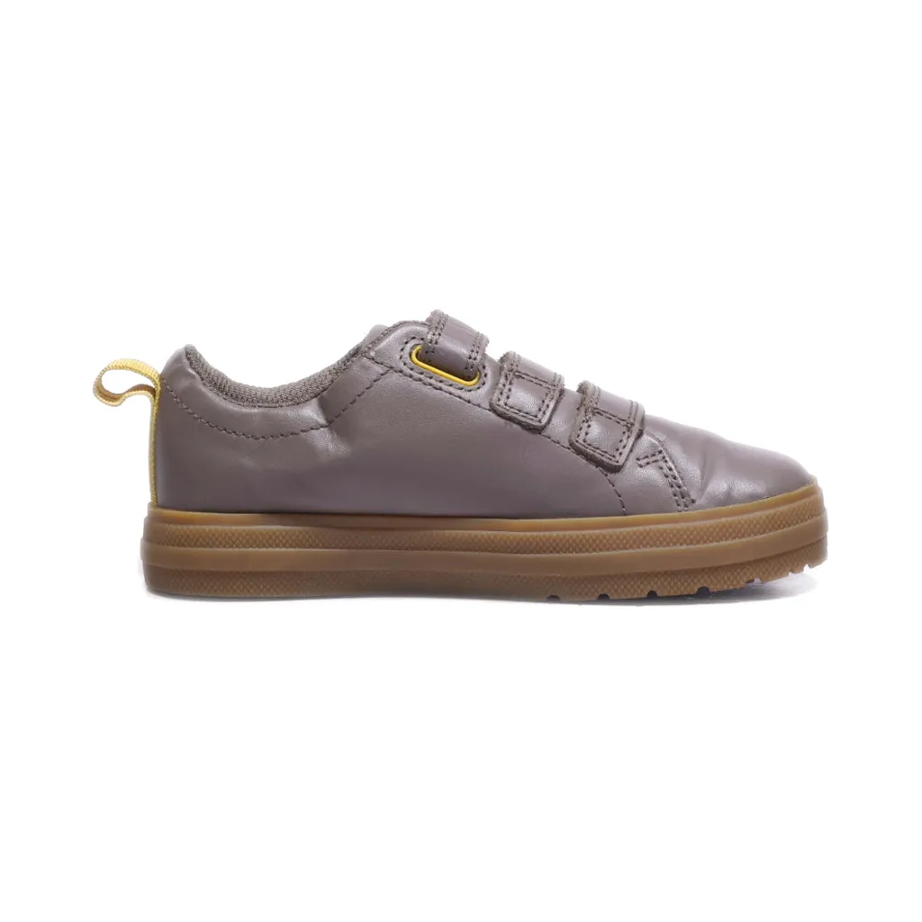 Clarks Sneakers Leather Brown Colour For Kids