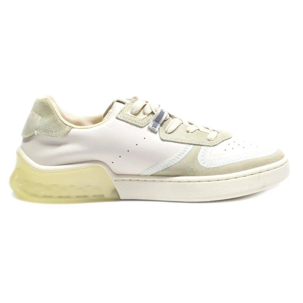 Coach Low-Top Sneakers Leather Beige Colour For Women