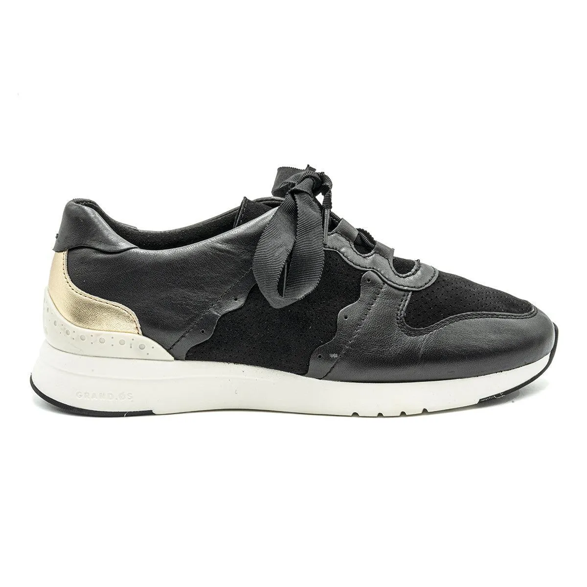 Cole Haan Grand Pro Low-Top Sneakers Leather Black Colour For Women