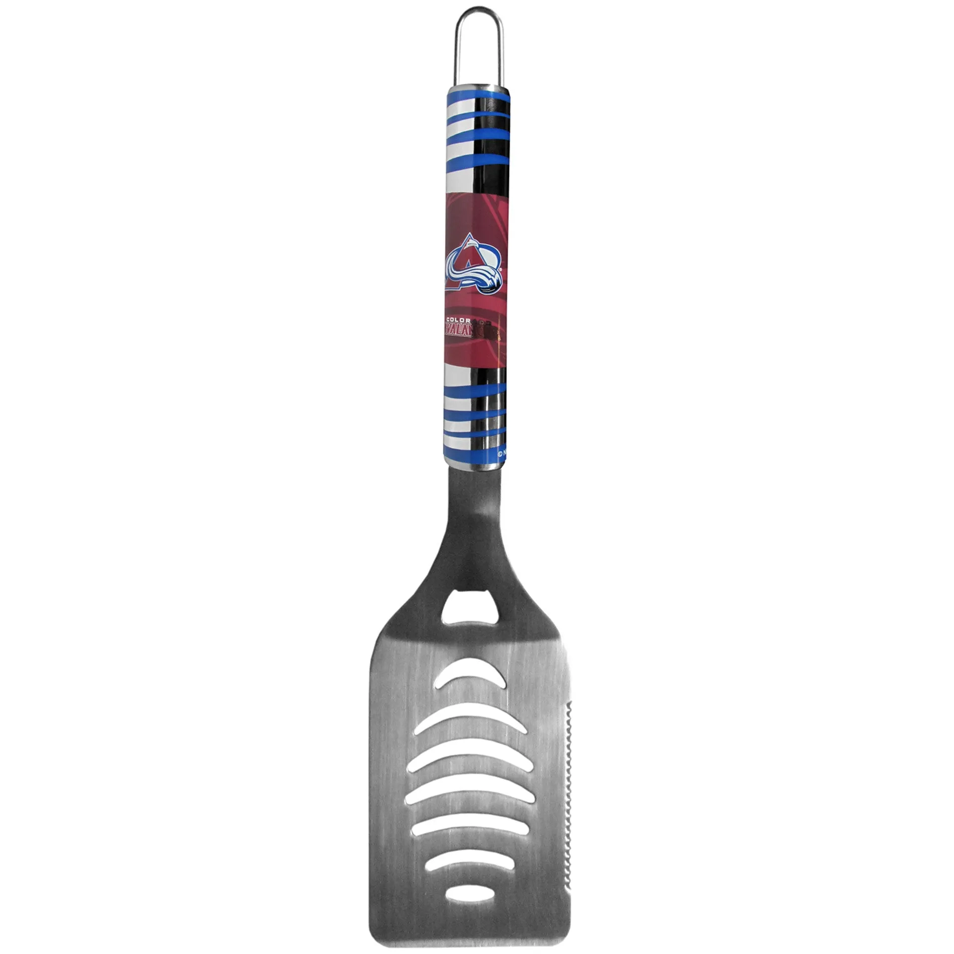 Colorado Avalanche NHL Hockey Tailgater Stainless Steel Spatula  - With Bottle Opener