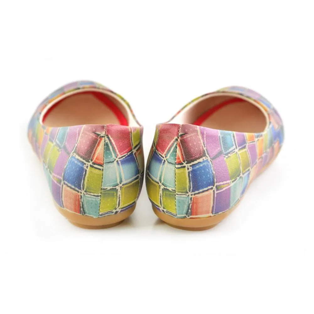 Colored Stones Ballerinas Shoes 1071