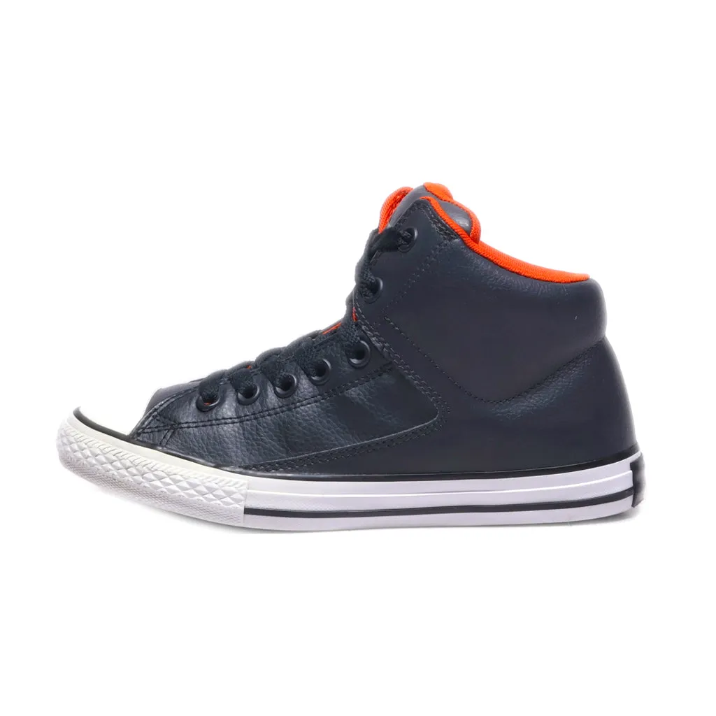 Converse All Star Sneakers Leather Blue Colour For Kids