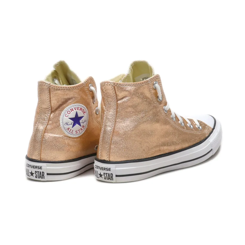 Converse Chuck Taylor All Star High-Top Sneakers Canvas Gold Colour For Women