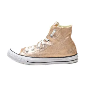 Converse Chuck Taylor All Star High-Top Sneakers Canvas Gold Colour For Women