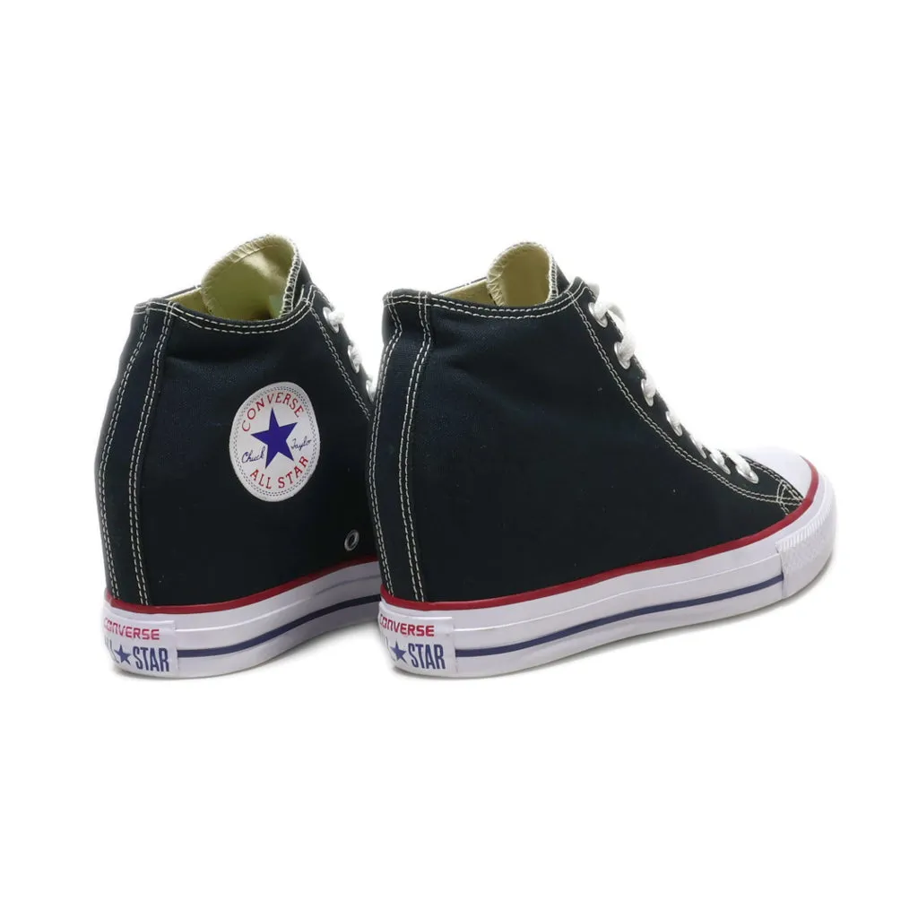 Converse Chuck Taylor All Star Wedge Shoes Canvas Black Colour For Women