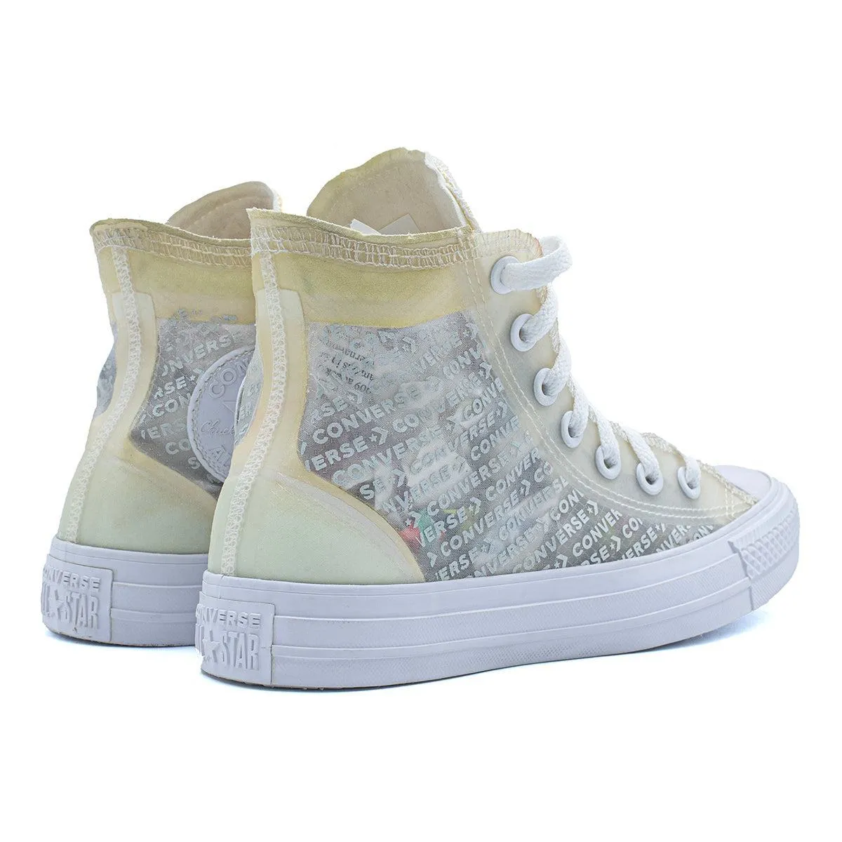 Converse Chuck Taylor Allstar Hi High-Top Sneakers Fabric Yellow Colour For Women