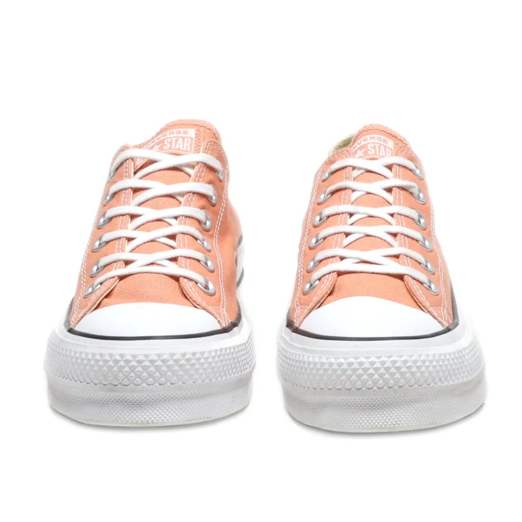 Converse Low-Top Sneakers Canvas Orange Colour For Women