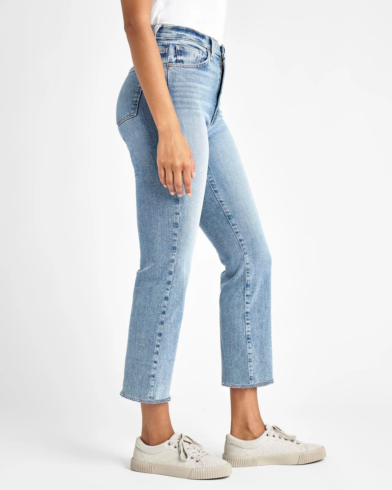 Cropped Stovepipe Jean