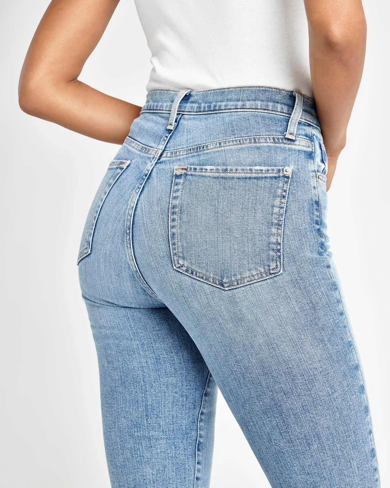 Cropped Stovepipe Jean