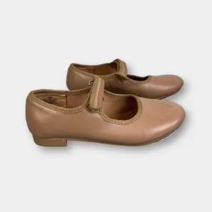 Dance Class Toddler Molly Jane Caramel Tap Shoes with Straps 12