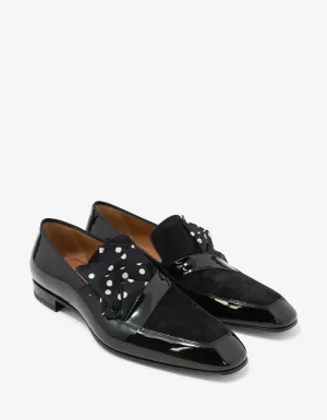 Dandy Me Patent & Suede Leather Loafers -