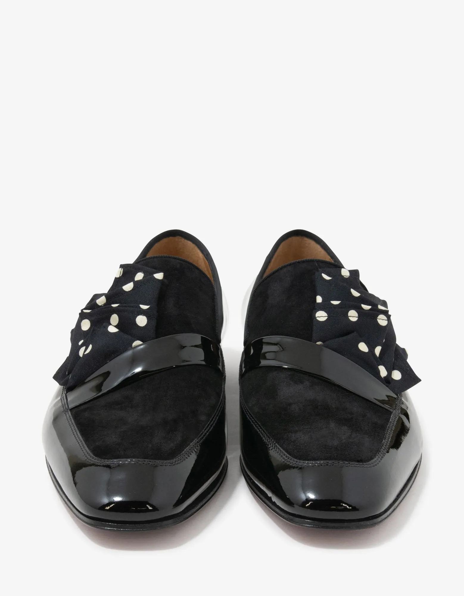 Dandy Me Patent & Suede Leather Loafers