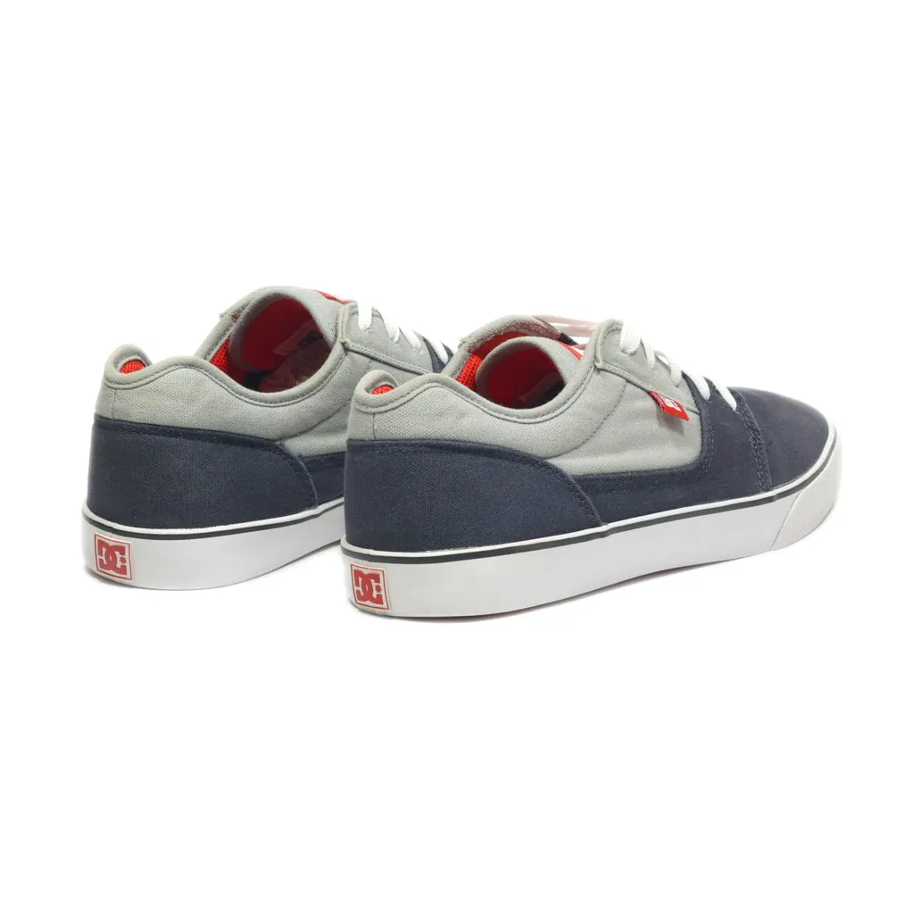 Dc Shoes Low-Top Sneakers Canvas Blue Colour For Men