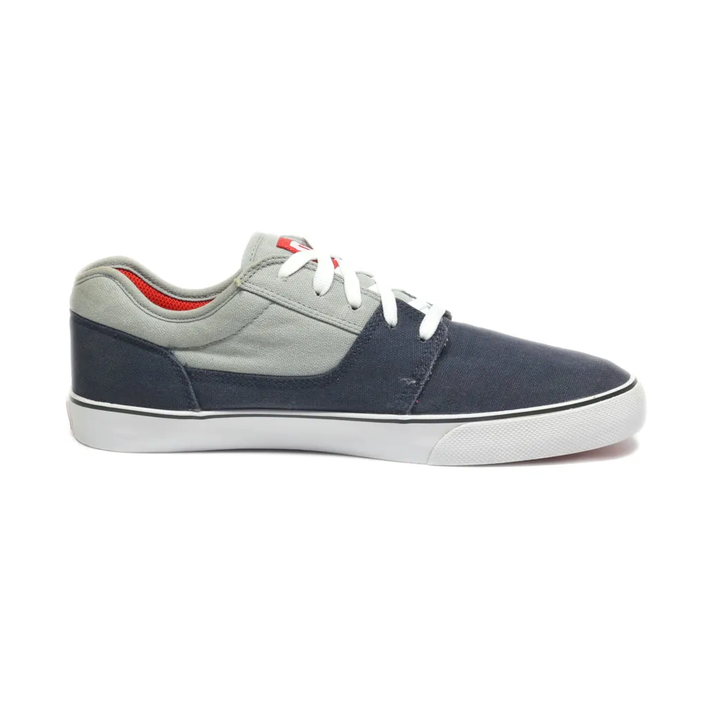 Dc Shoes Low-Top Sneakers Canvas Blue Colour For Men