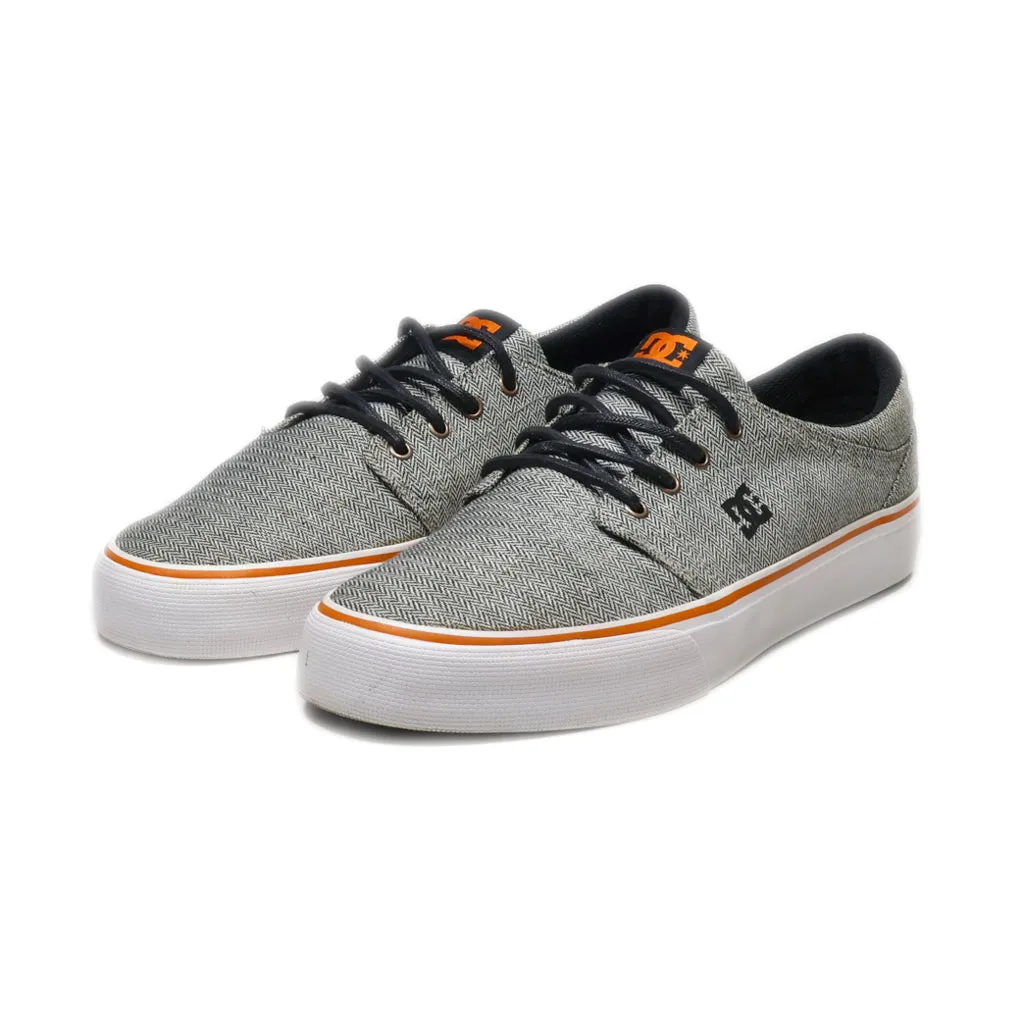 Dc Shoes Low-Top Sneakers Canvas Grey Colour For Men