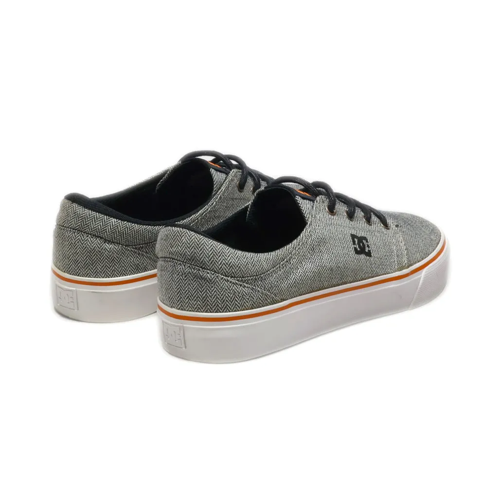 Dc Shoes Low-Top Sneakers Canvas Grey Colour For Men