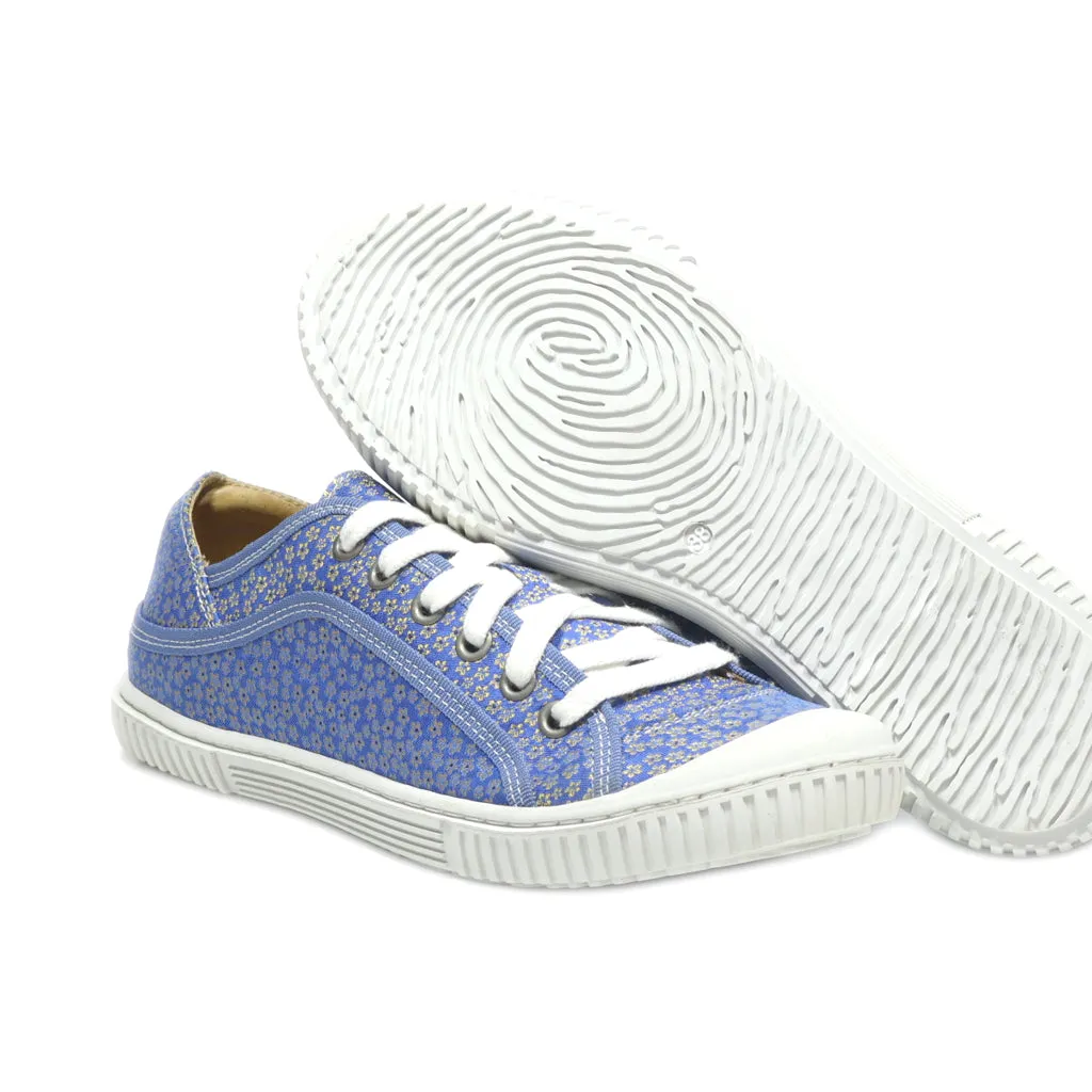 Deelerg Low-Top Sneakers Canvas Blue Colour For Women