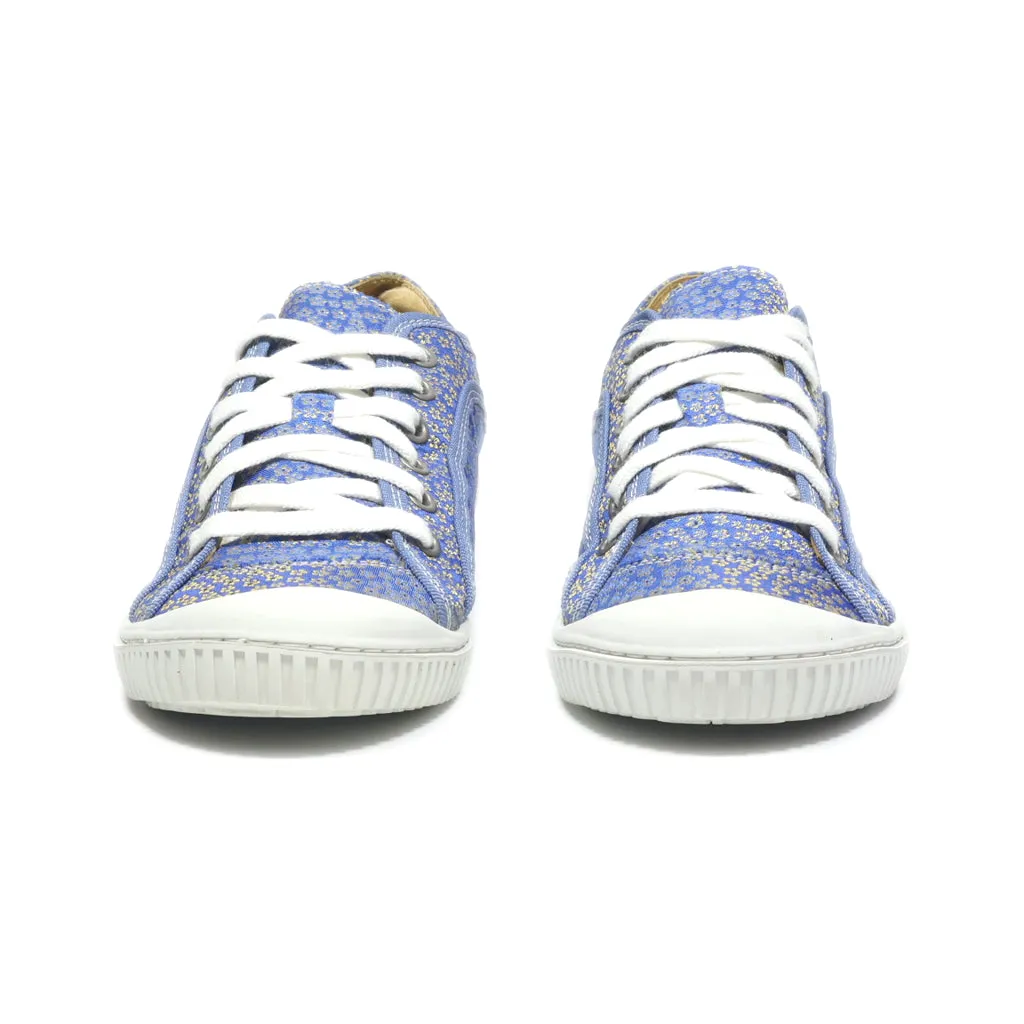 Deelerg Low-Top Sneakers Canvas Blue Colour For Women