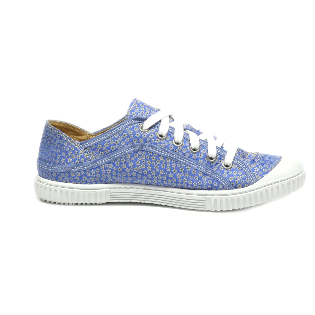 Deelerg Low-Top Sneakers Canvas Blue Colour For Women