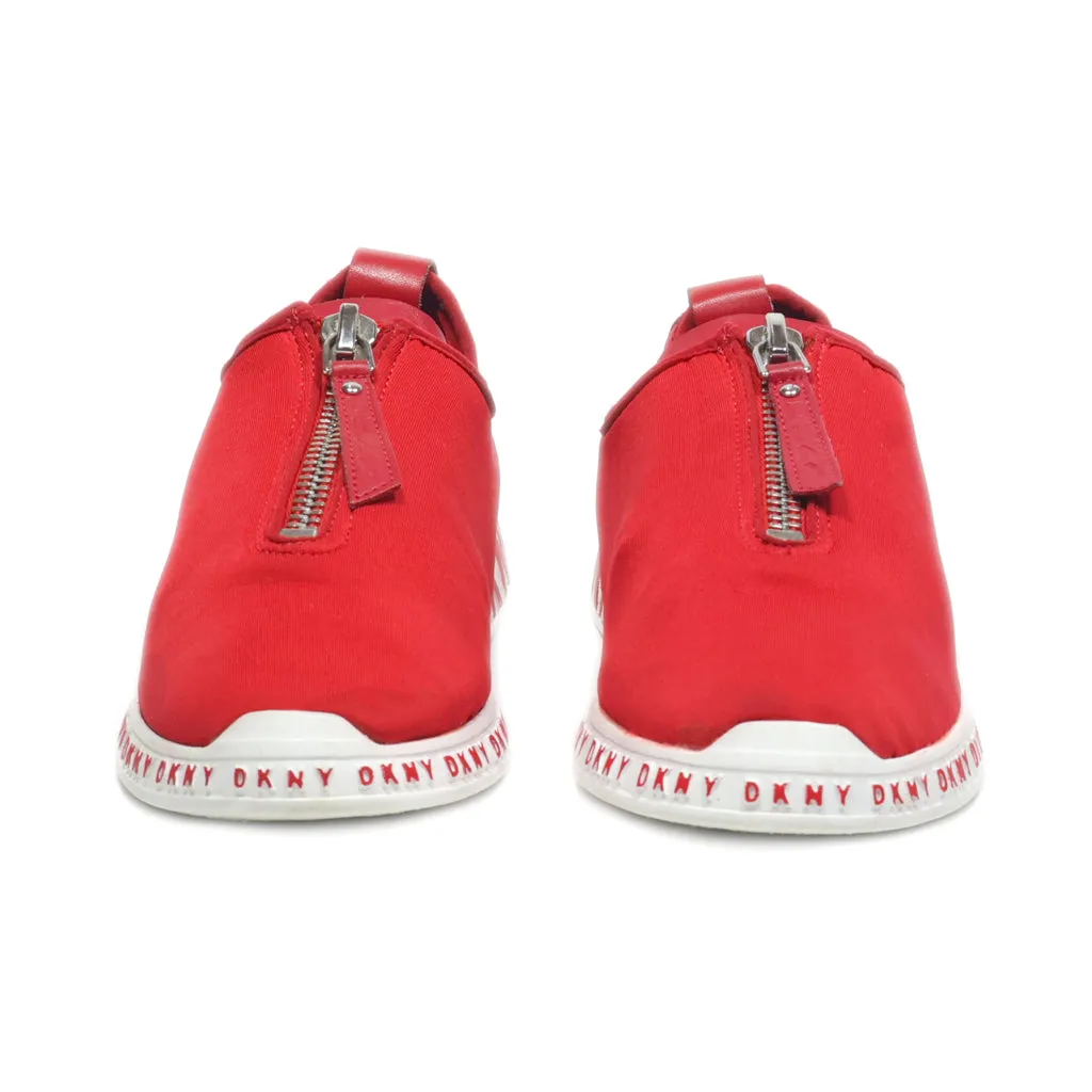 Dkny Donna Karan Sneakers Leather Red Colour For Kids