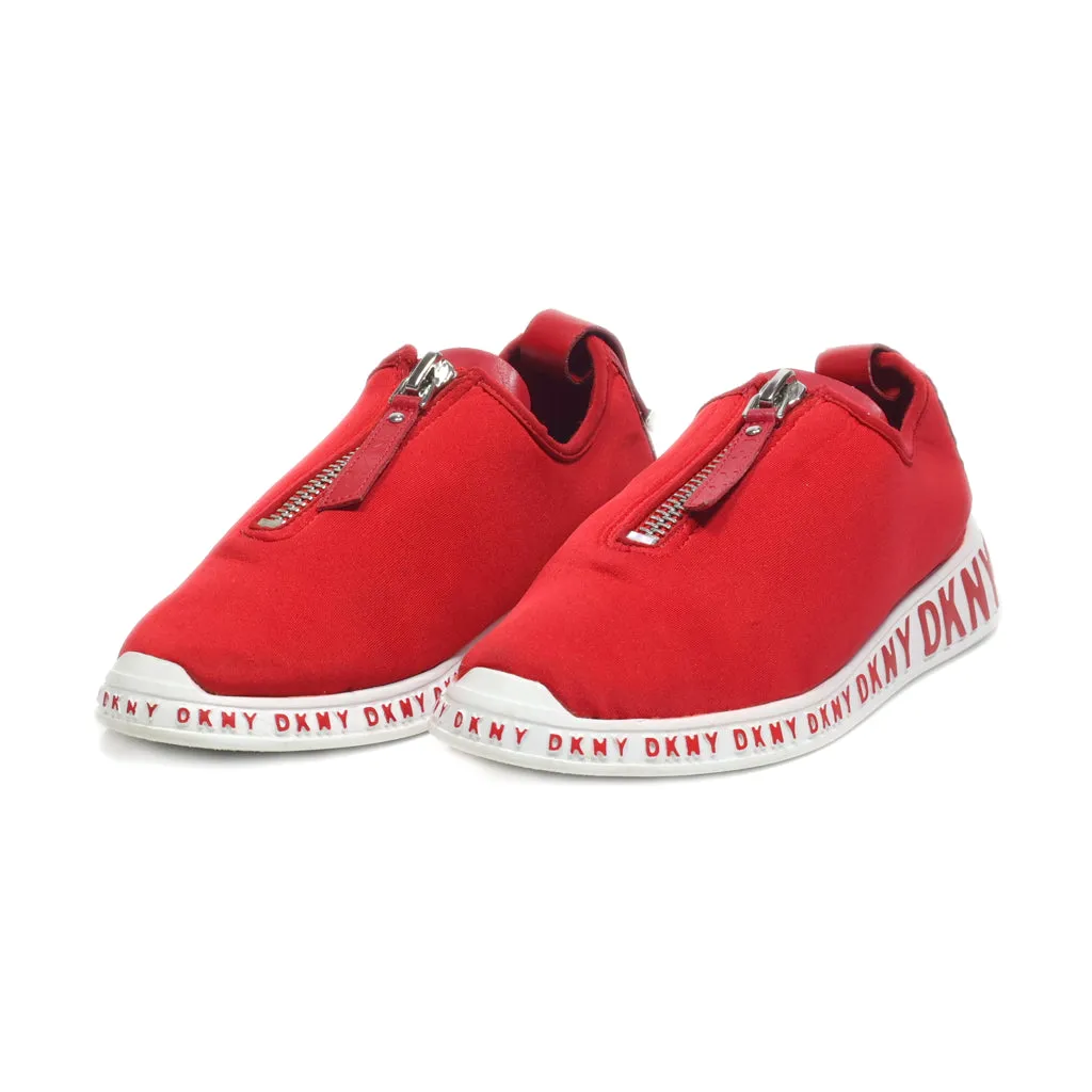 Dkny Donna Karan Sneakers Leather Red Colour For Kids