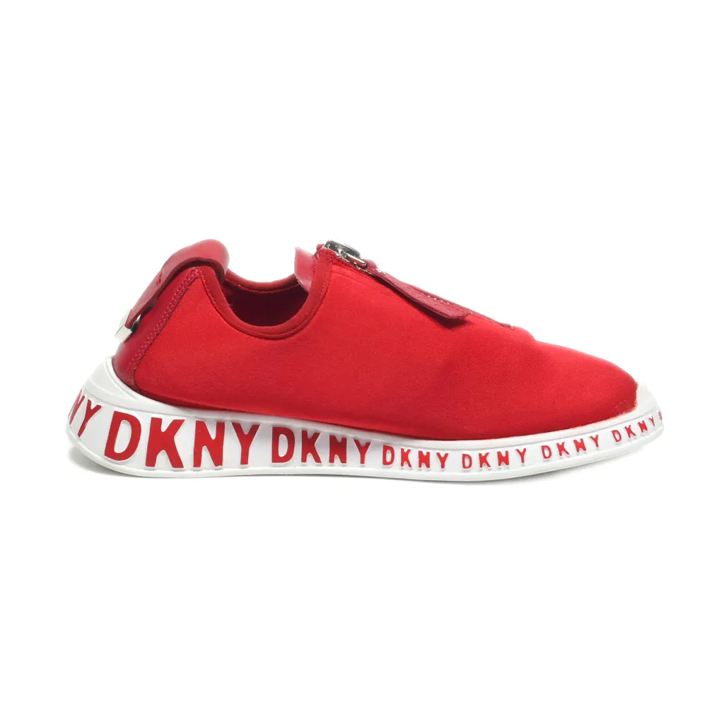 Dkny Donna Karan Sneakers Leather Red Colour For Kids