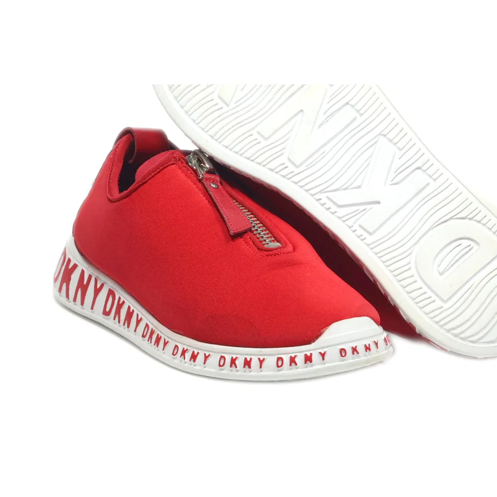 Dkny Donna Karan Sneakers Leather Red Colour For Kids