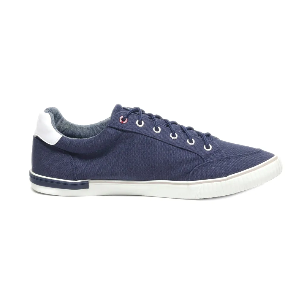 Dockers Gerli Low-Top Sneakers Canvas Blue Colour For Men