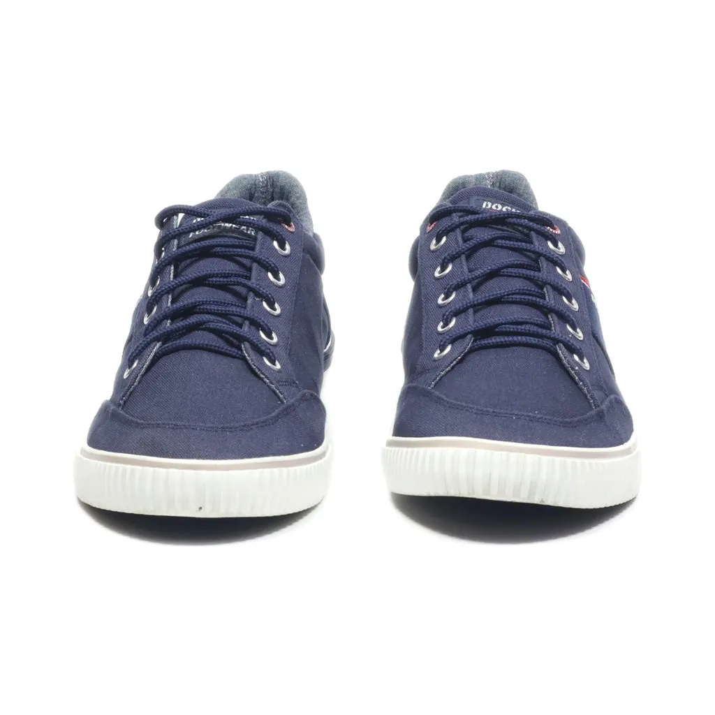 Dockers Gerli Low-Top Sneakers Canvas Blue Colour For Men