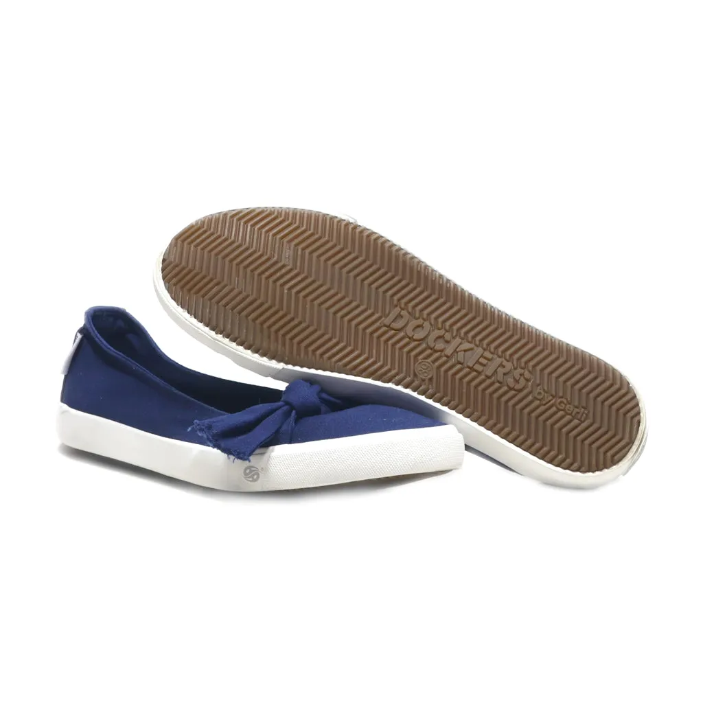 Dockers Gerli Low-Top Sneakers Canvas Blue Colour For Women