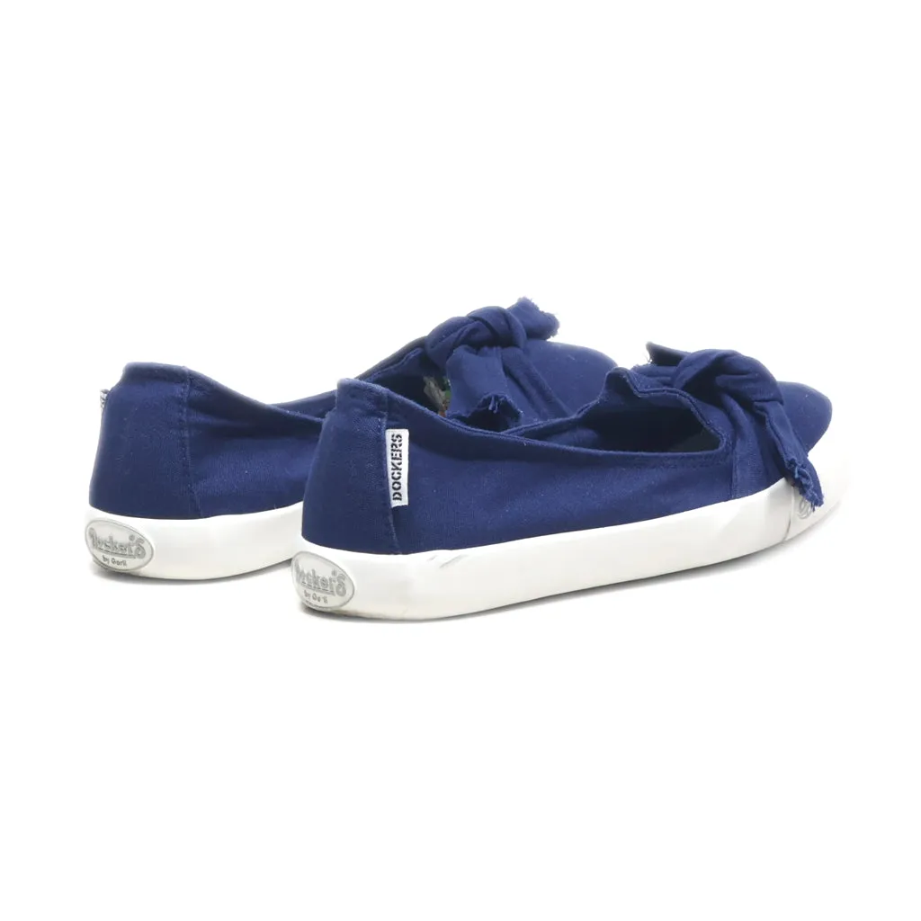 Dockers Gerli Low-Top Sneakers Canvas Blue Colour For Women