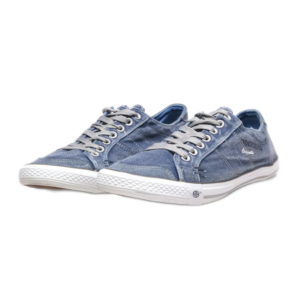 Dockers Low-Top Sneakers Fabric Blue Colour For Men