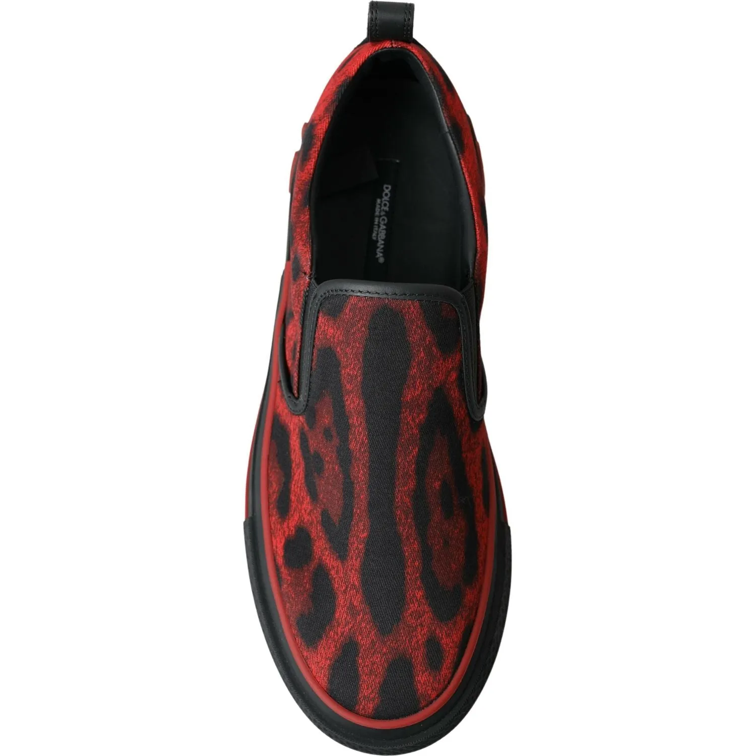 Dolce & Gabbana Chic Leopard Print Loafers Sneakers