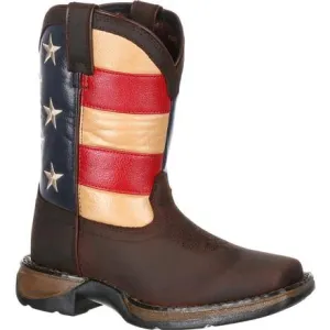 DURANGO LIL' REBEL BIG KIDS' FLAG WESTERN BOOT STYLE DBT0160