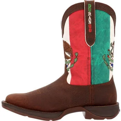 Durango Men's Rebel By Mexico Flag 11" ST Western Boot -Brown- DDB0431