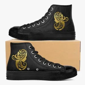 E.B.V. High-Top Canvas Sneakers