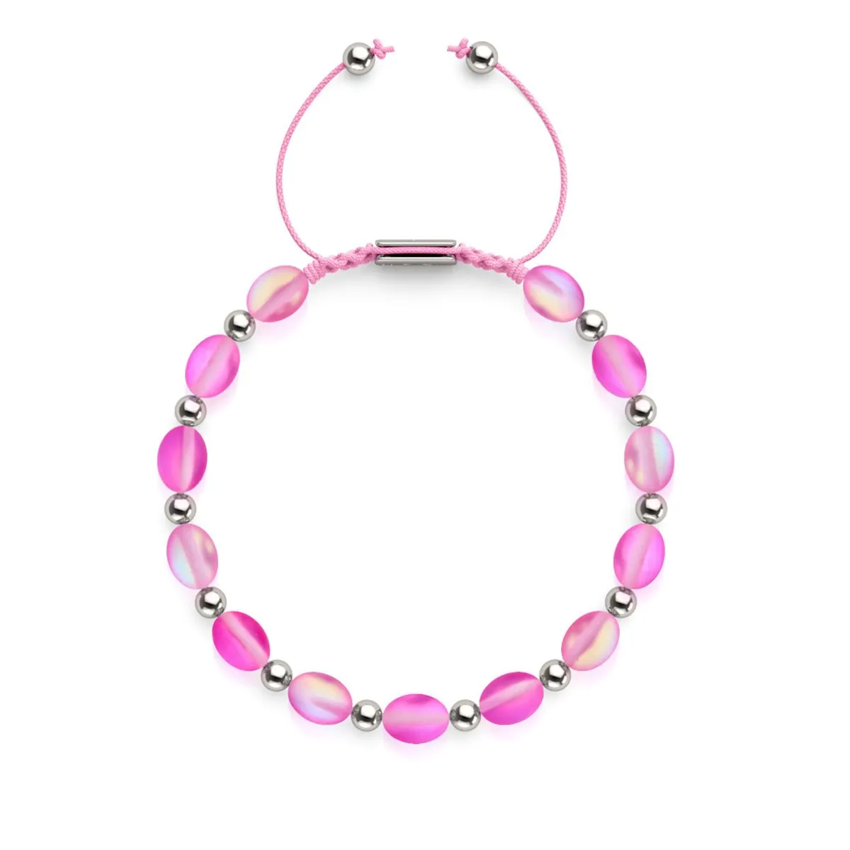 Electric Pink | Mermaid Glass Ocean Egg Bracelet